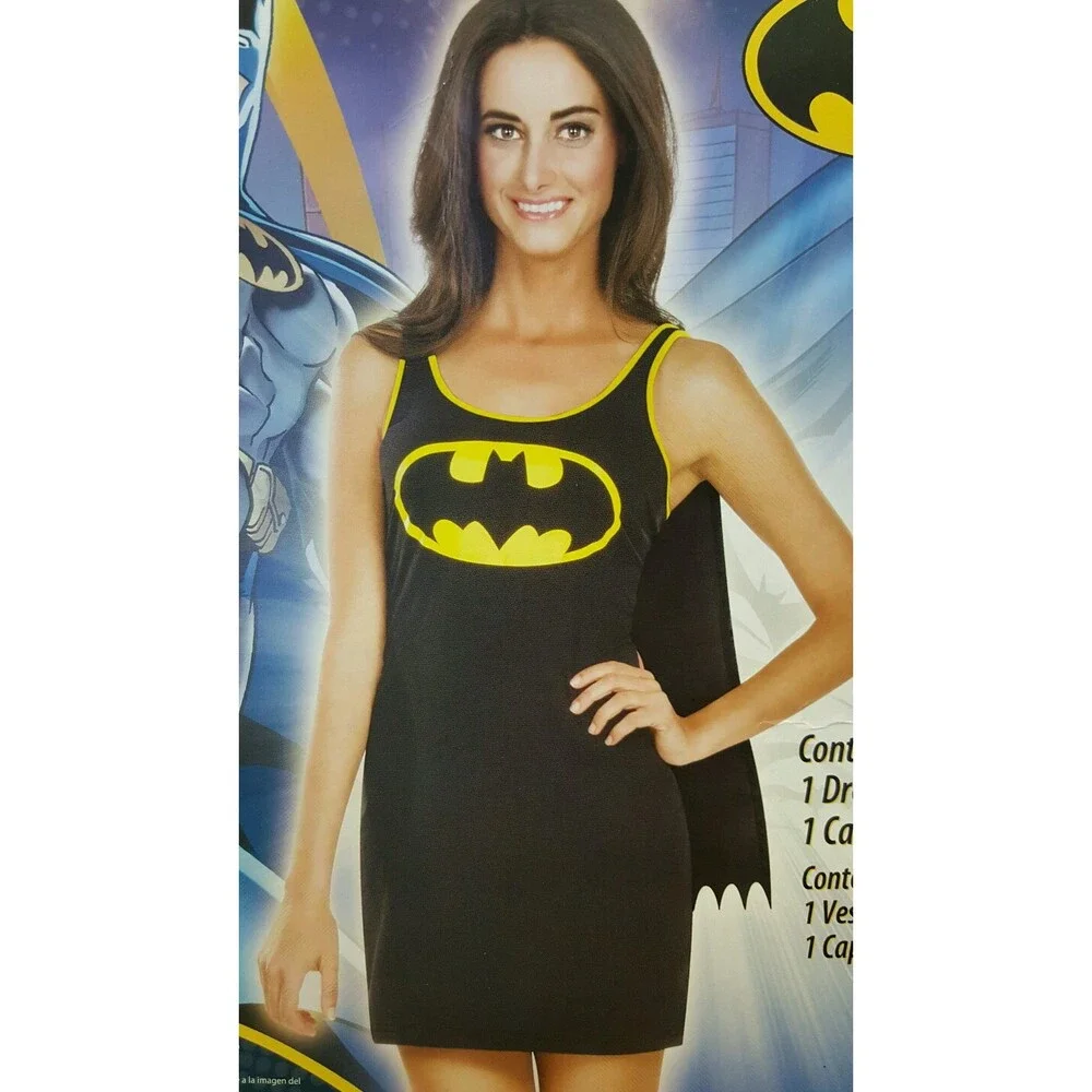 XX 810130 New Marvel Batgirl Bat Girl Dress Cape Rubies Costume